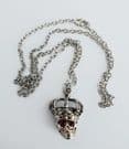 Pirates of the Caribbean skull faux diamond necklace, fashion design, replica prop 2803